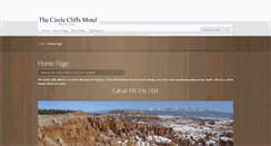 Desktop Screenshot of circlecliffsmotel.com