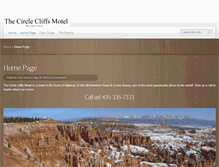 Tablet Screenshot of circlecliffsmotel.com